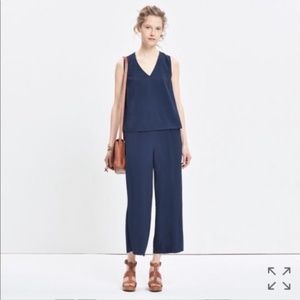 Madewell Wide Leg Open Back Jumpsuit